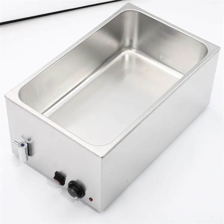 21L mechanical controlled bain marie warmer furnace (with water drainer)