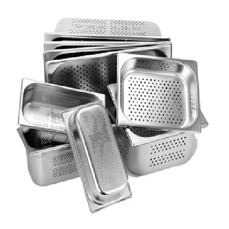 All size perforated stainless steel GN pan food holder