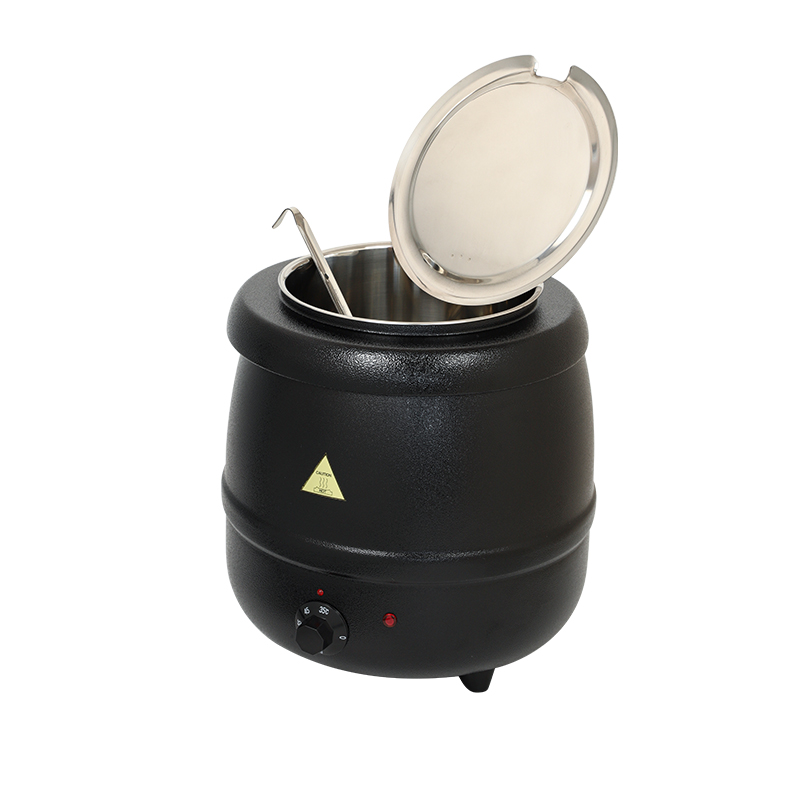 Buffet electricity temperature control black soup warmer (1).JPG