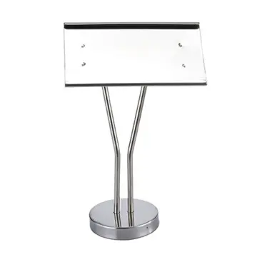 Stainless steel heart-shape table card stand