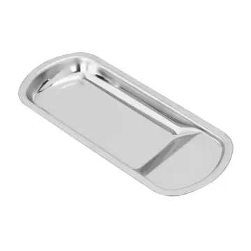 Stainless steel rectangle knife & fork spoon tray