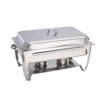 9QT stainless steel hotel buffet folding leg chafing dish
