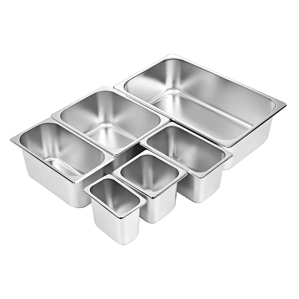 US style all size stainless steel Gastronorm containers GN pan